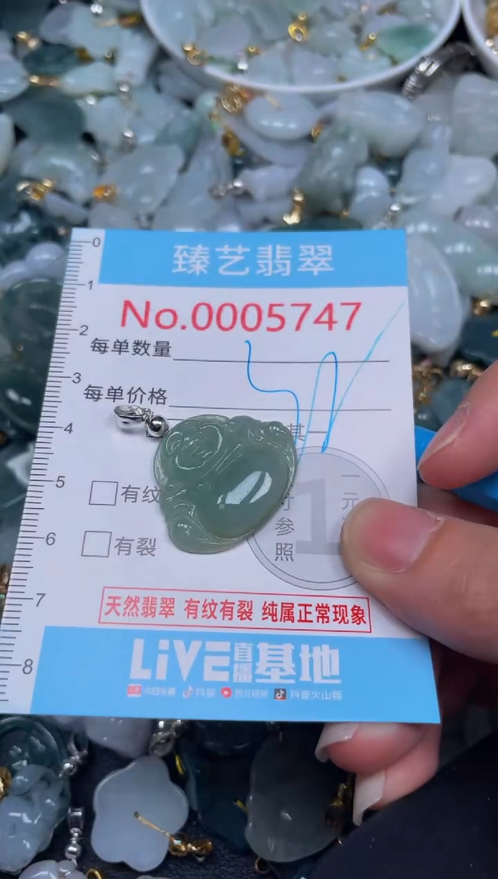 颈饰未镶嵌翡翠5747