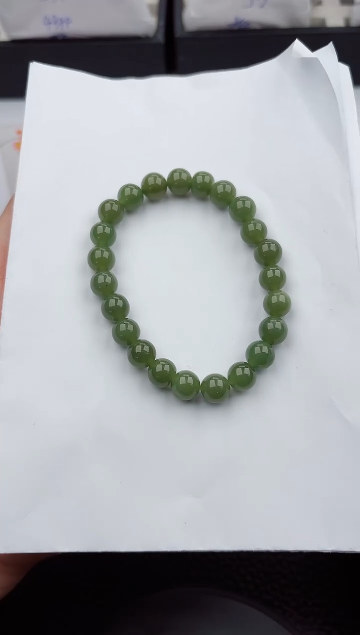 【闪购商品】和田玉手串未镶嵌222嗨购微色差T1