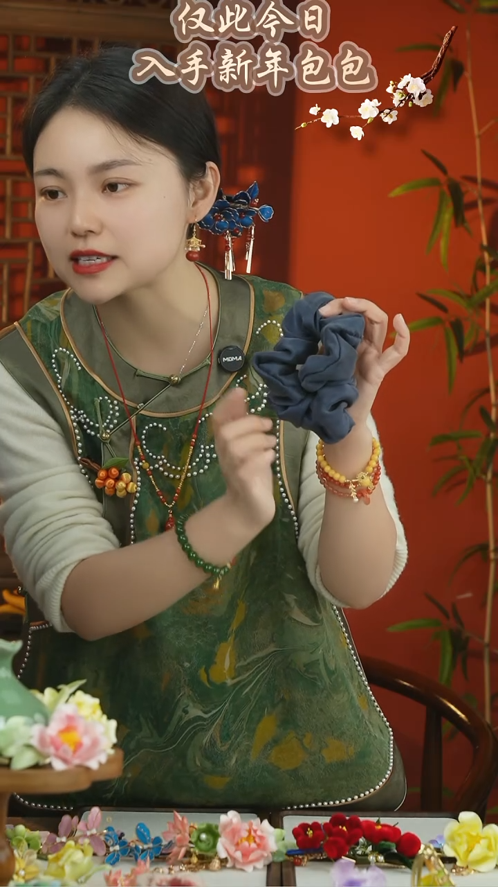 刺绣闪购纯手工非遗国风饰品