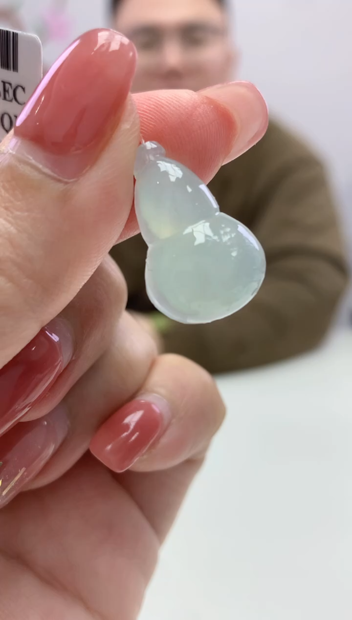 【闪购商品】定制翡翠未镶嵌005xm-毛货葫芦88赠金扣