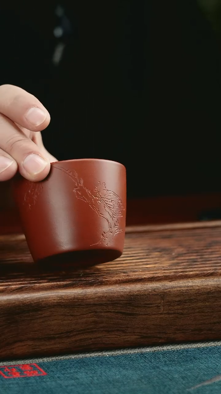 【闪购商品】紫砂茶杯知了常乐