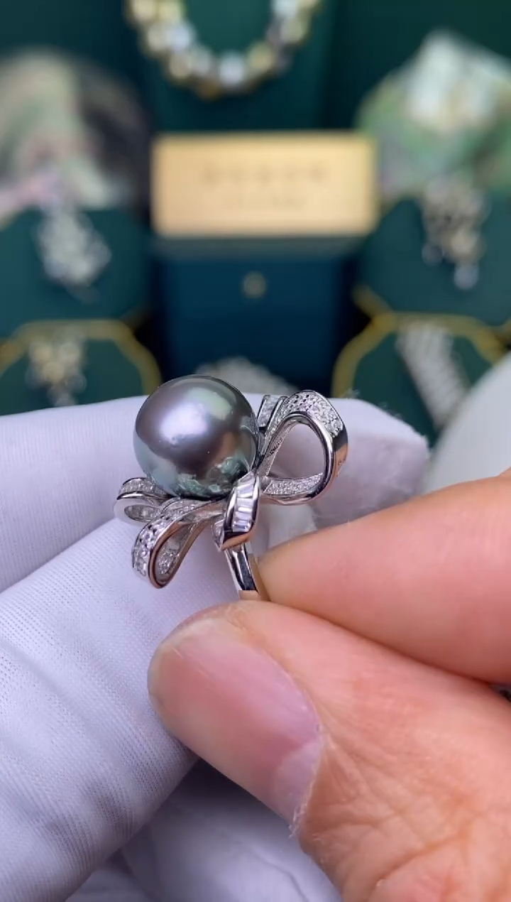 【闪购商品】海水珍珠戒指银S925镶嵌1