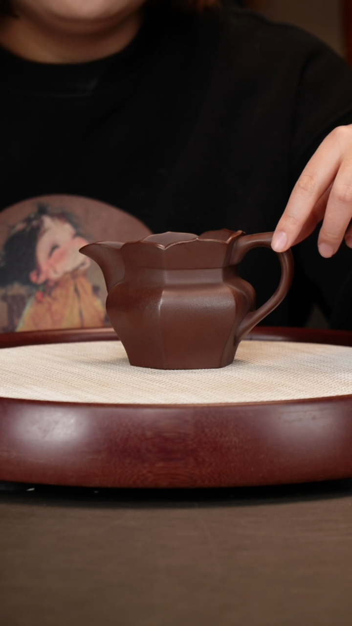 【闪购商品】紫砂茶壶六方僧帽公道