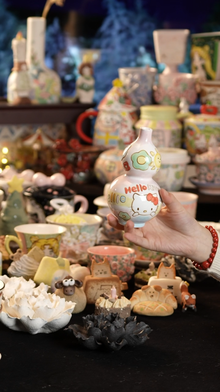 其他陶景德镇釉下彩手绘设计师款陶瓷