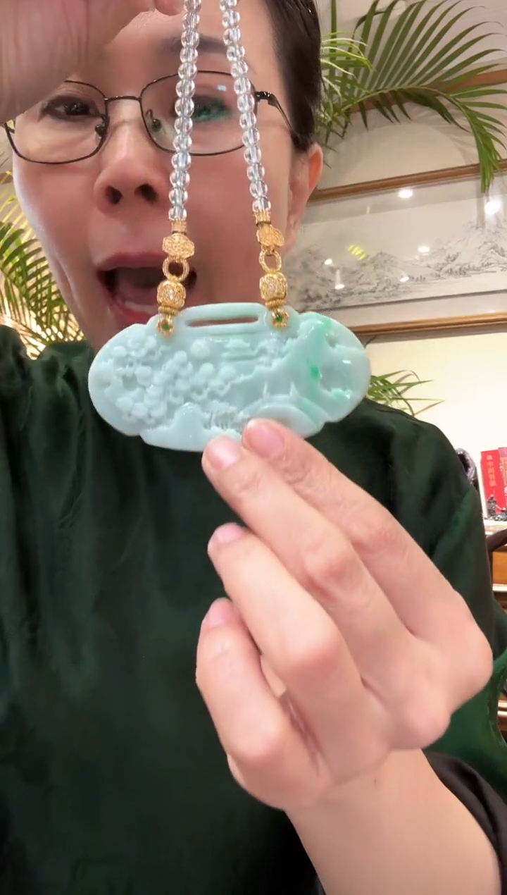 【闪购商品】翡翠颈饰未镶嵌国风