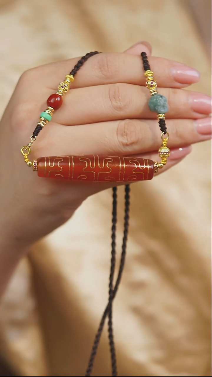 玛瑙/玉髓项链未镶嵌多样性发一