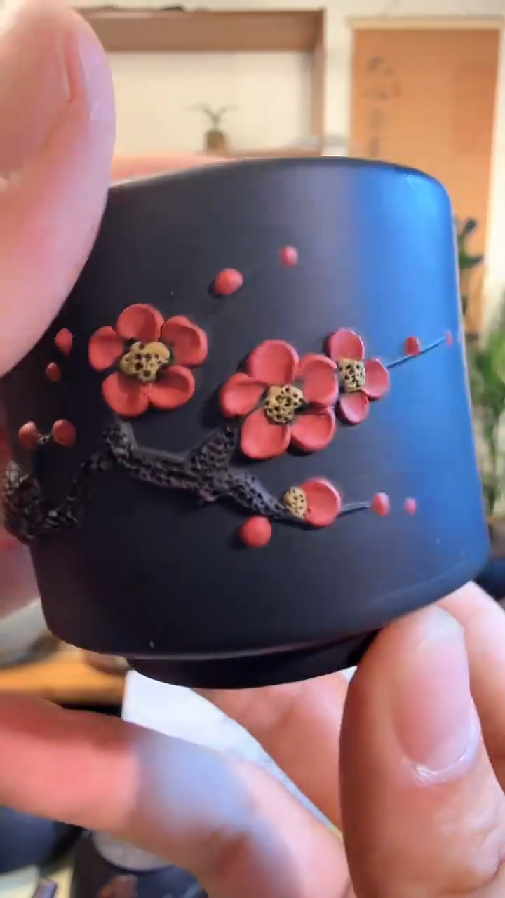 【闪购商品】建水紫陶 梅花主人杯
