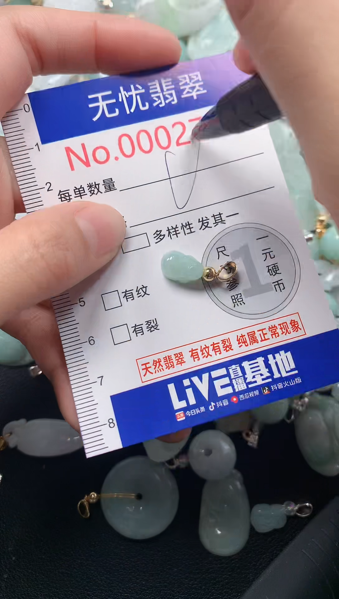 颈饰未镶嵌翡翠2702