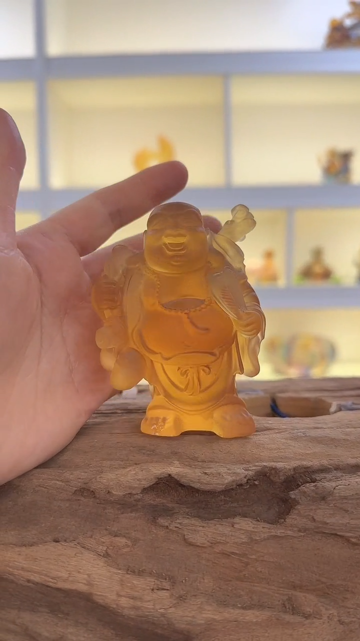 手工艺品琉璃弥勒