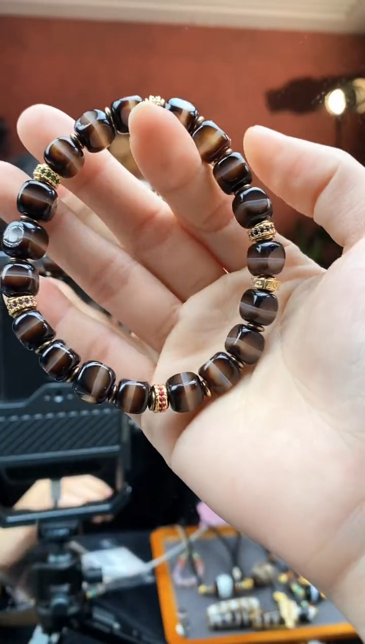 【闪购商品】玛瑙/玉髓62银S925镀金镶嵌0212-