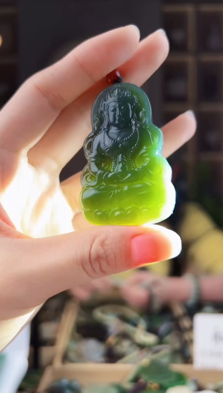 颈饰未镶嵌和田玉拍一发一，多样性发货