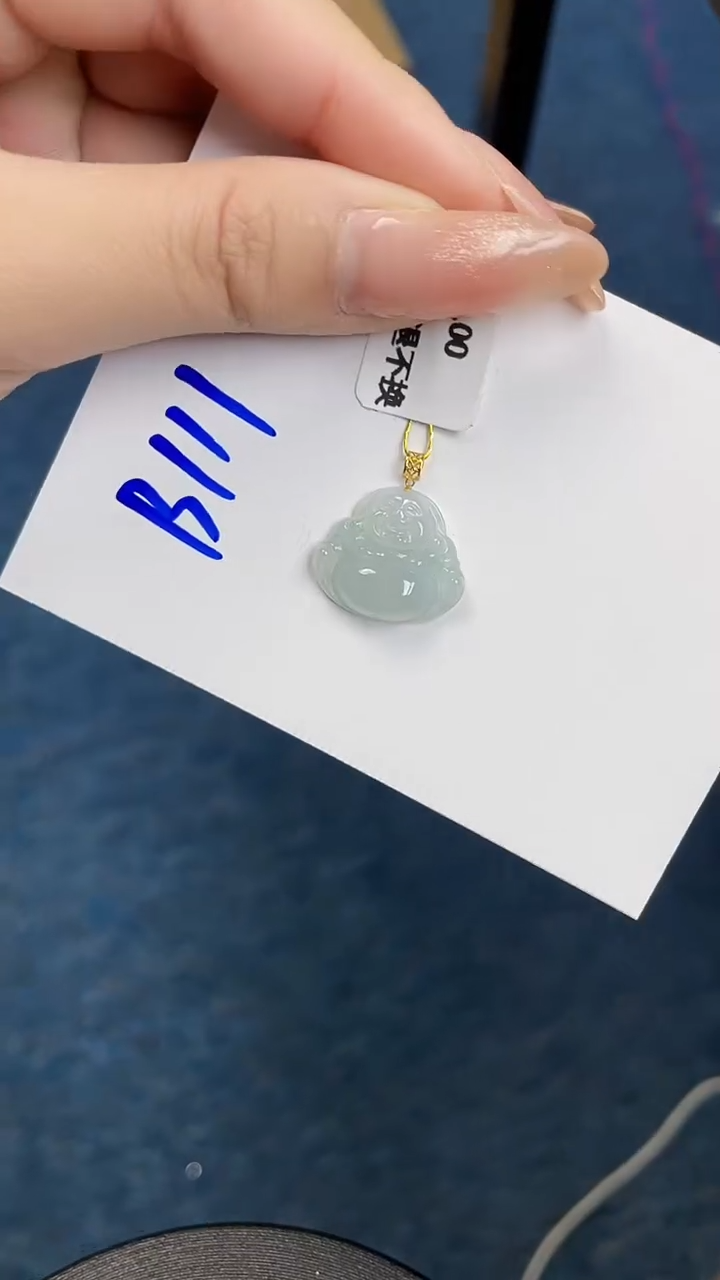 【闪购商品】翡翠颈饰18K金镶嵌00000000