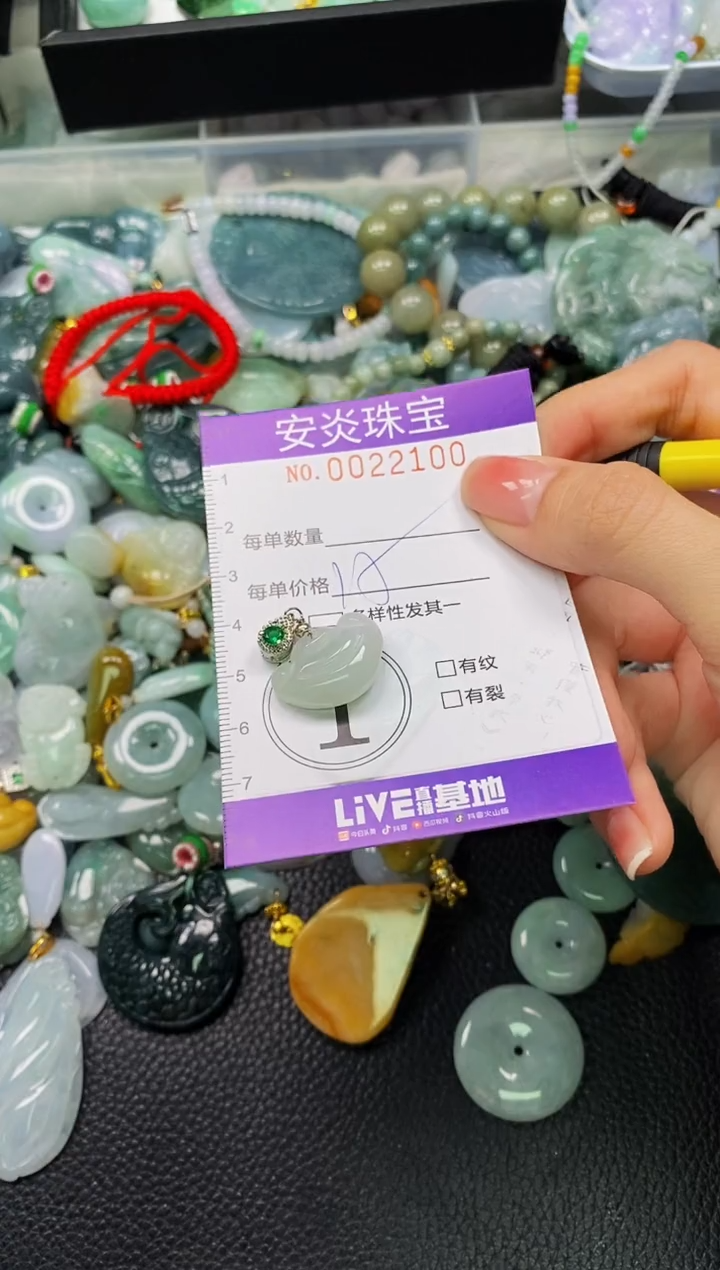 颈饰未镶嵌翡翠闪购0022100