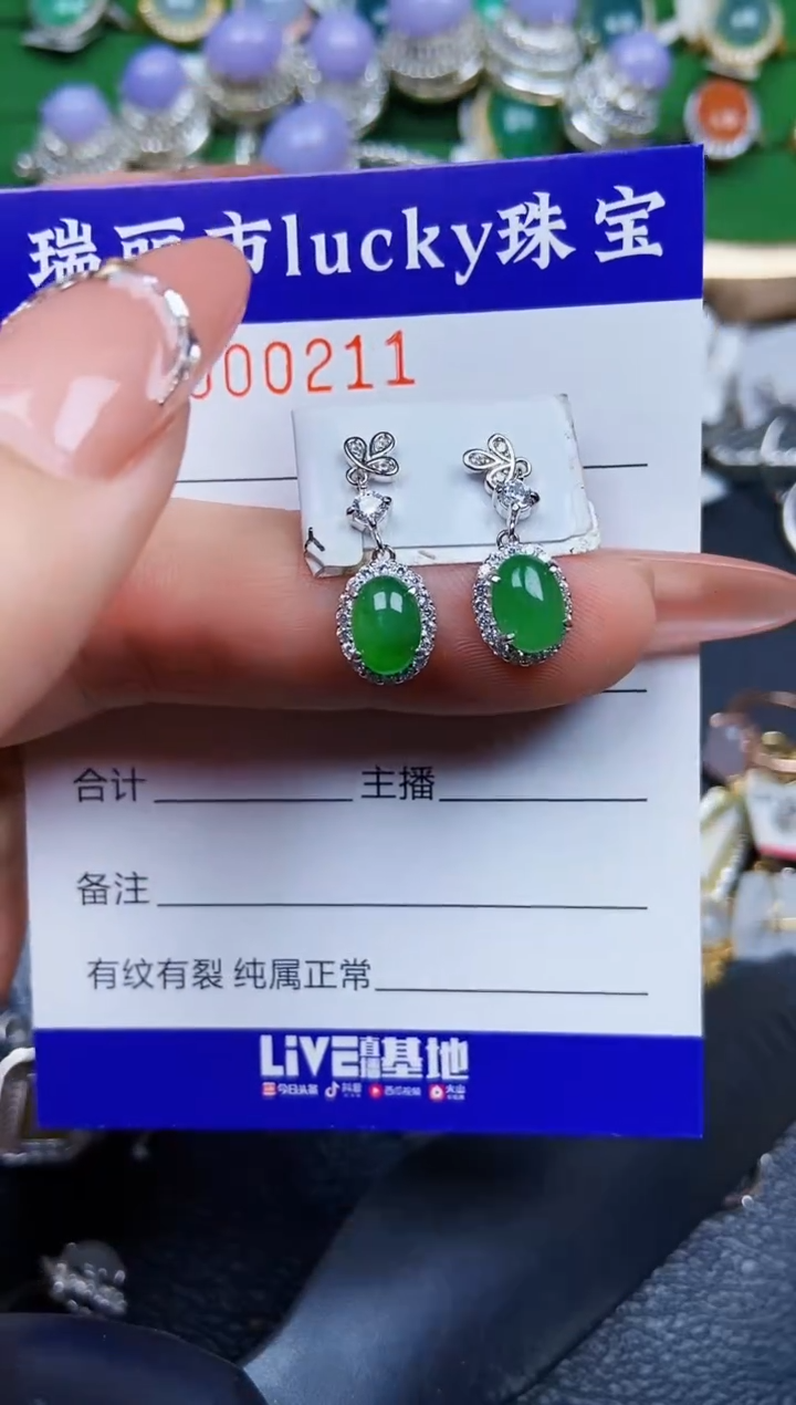 【闪购商品】翡翠颈饰银S925镶嵌0211