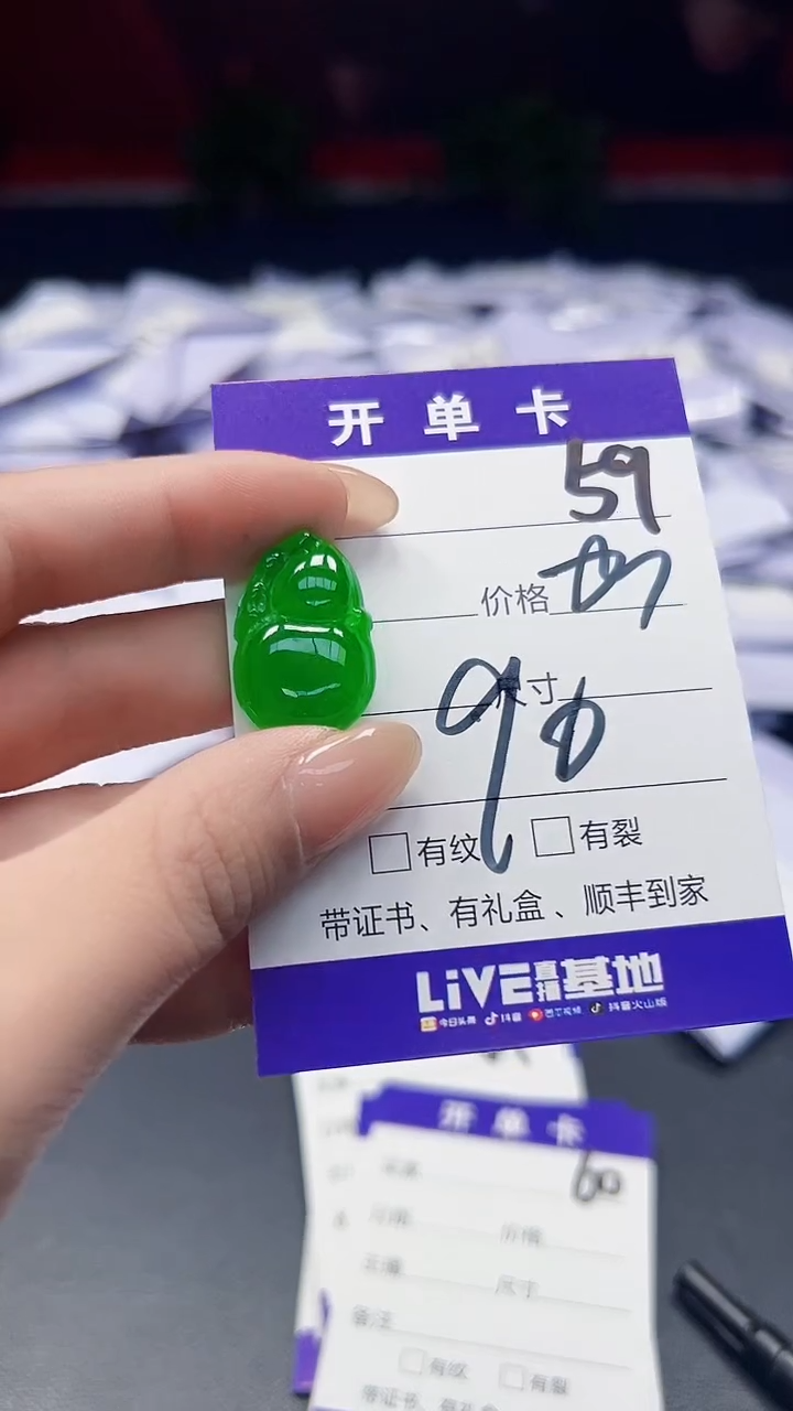 翡翠未镶嵌颈饰高端甄选（一物一图）59