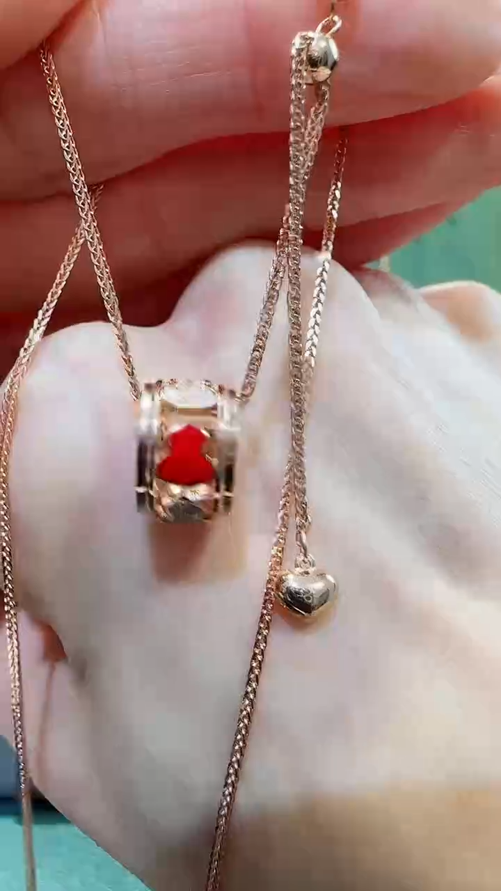 【闪购商品】钻石吊坠(不含链)18K金镶嵌18K金钻石葫芦吊坠