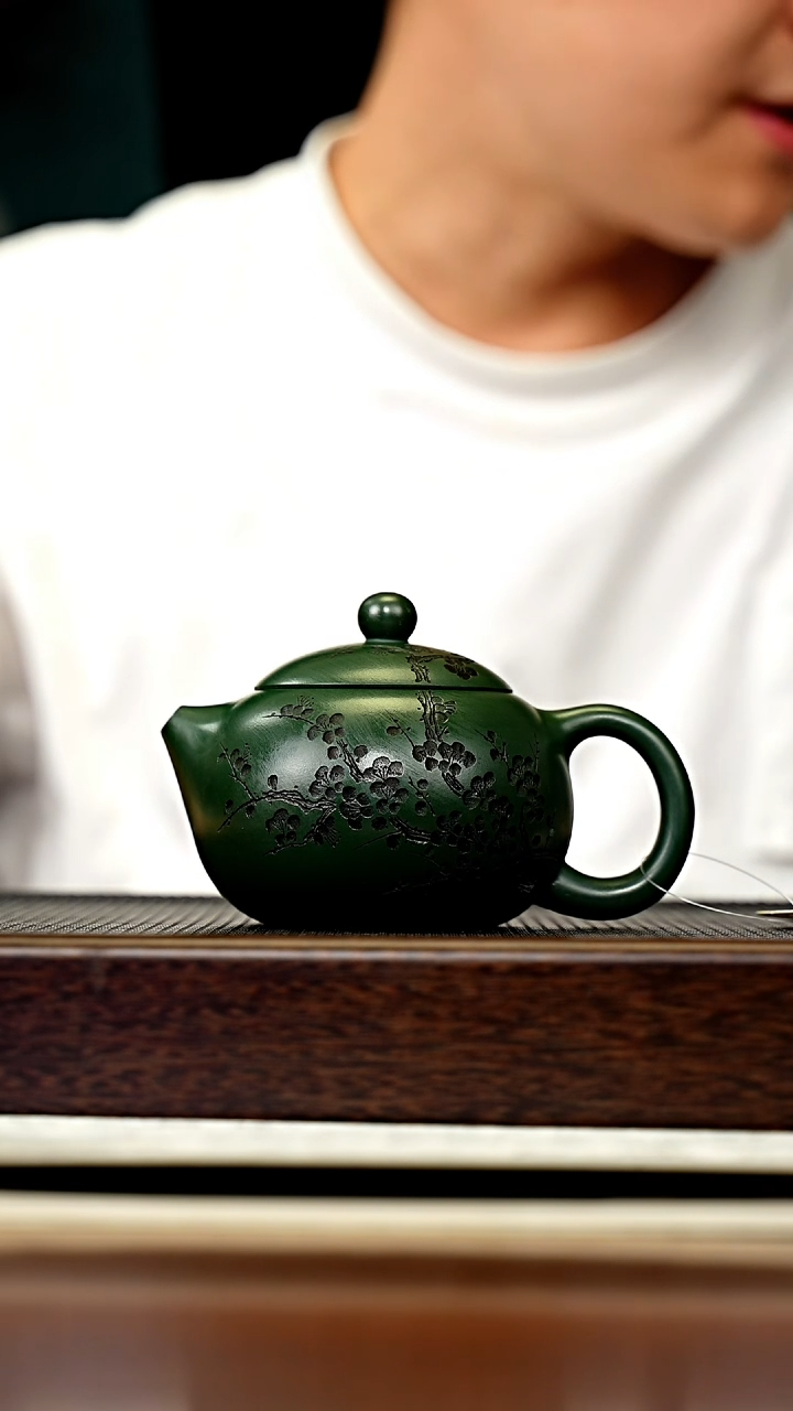 茶壶紫砂宜兴原矿 手工 紫砂壶容量210CC