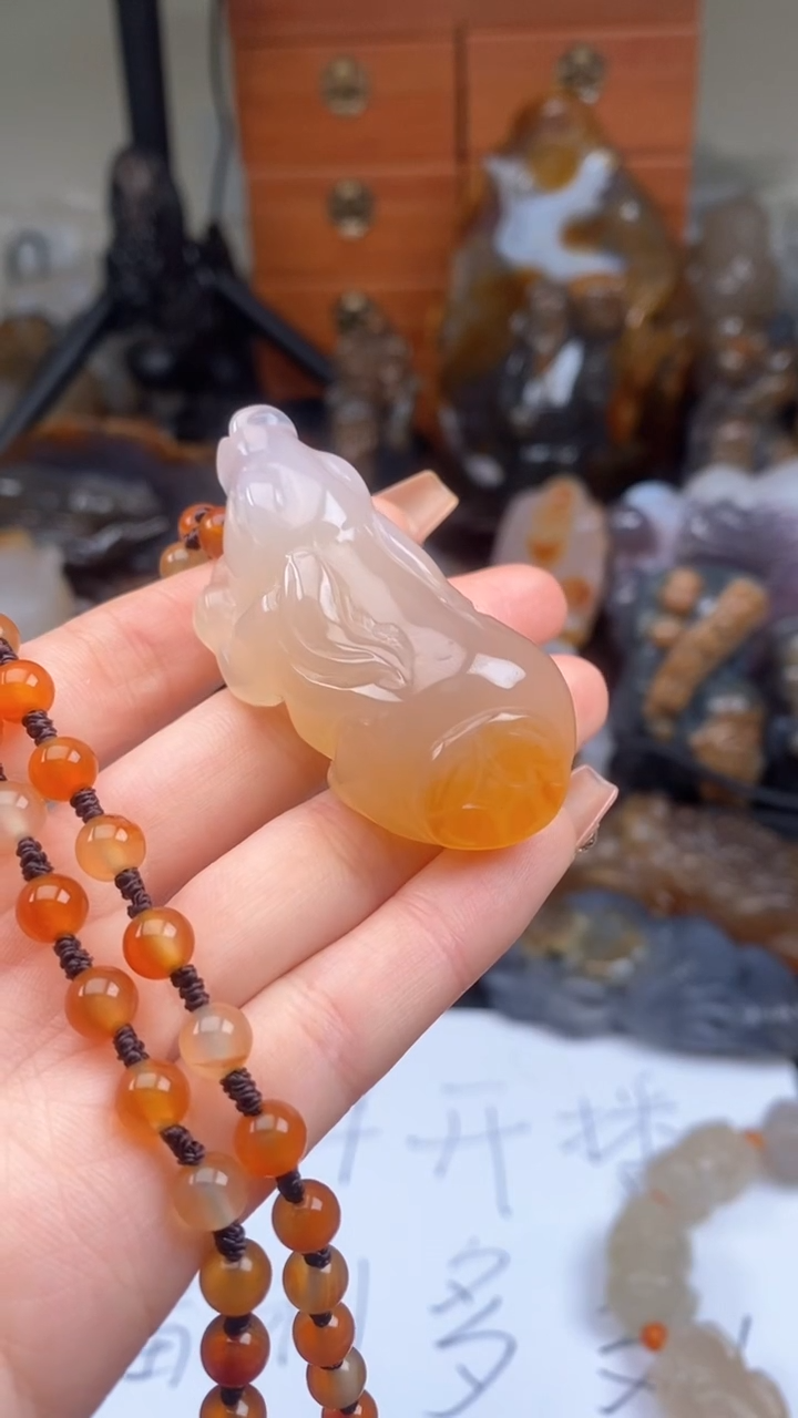 【闪购商品】玛瑙/玉髓颈饰未镶嵌AA