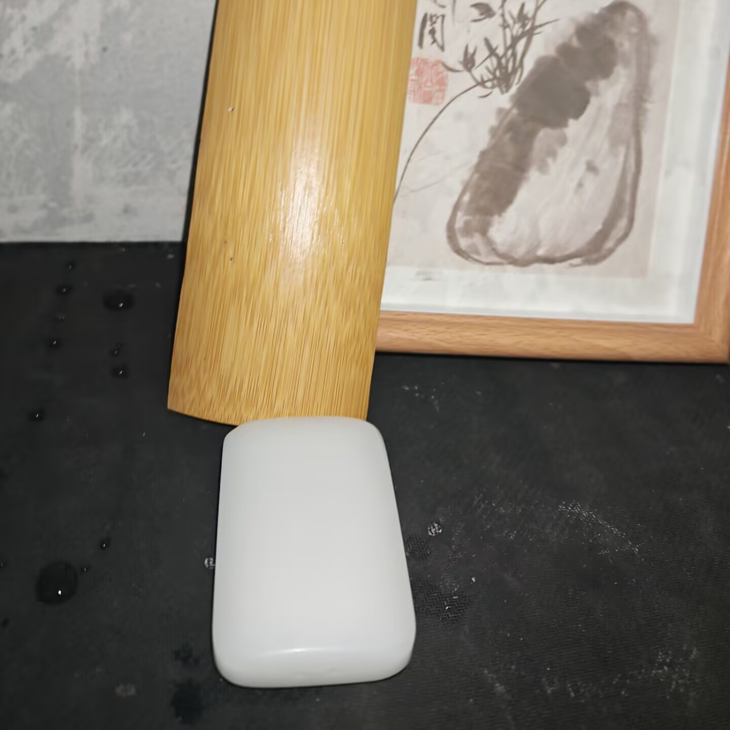 58白无事牌 竹具摆件细节展示对比图