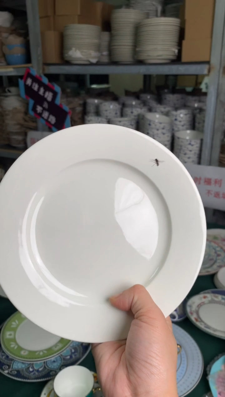 瓷片陶瓷尾单CC034有瑕4个小混标