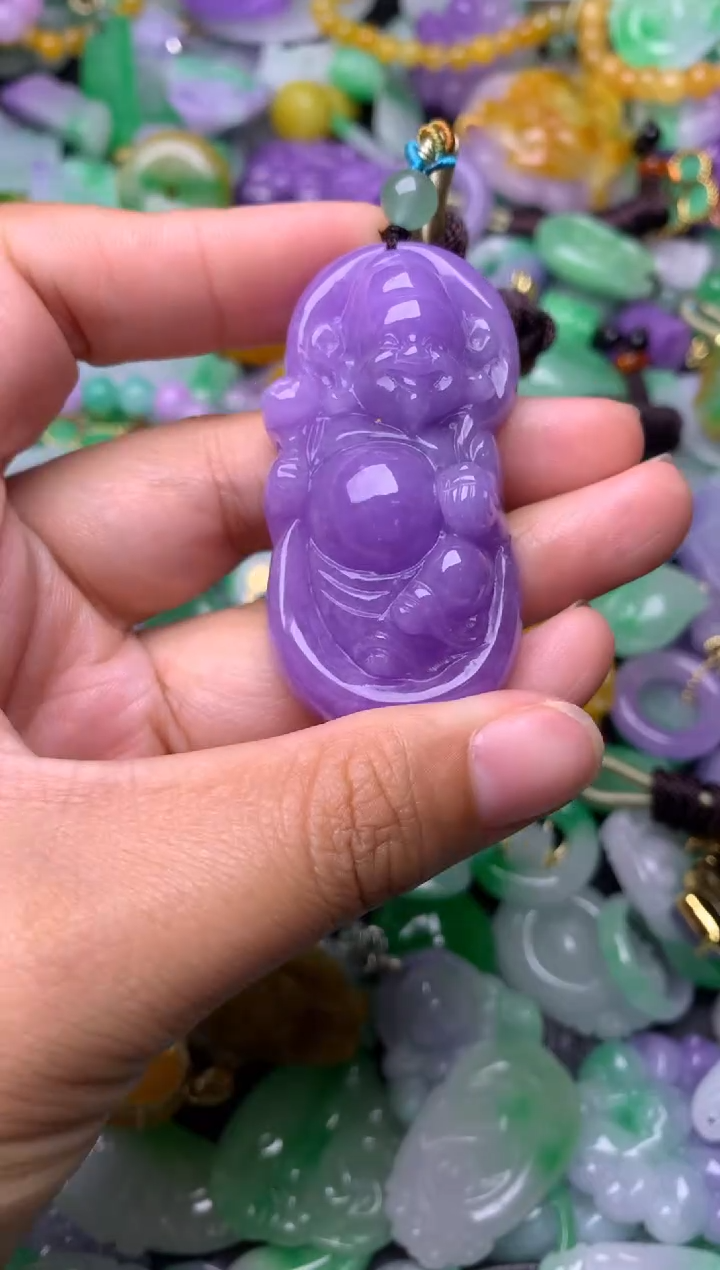 颈饰未镶嵌翡翠缅甸翡翠吊坠