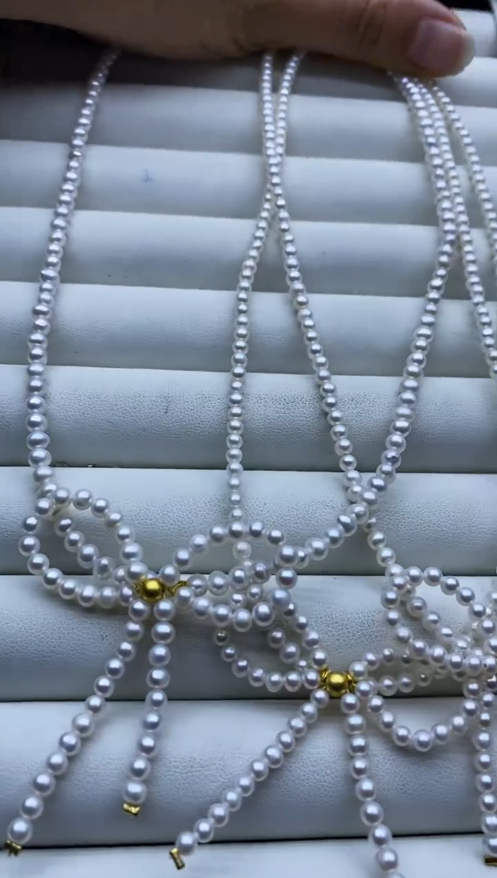 项链未镶嵌淡水珍珠项链多样性发其一