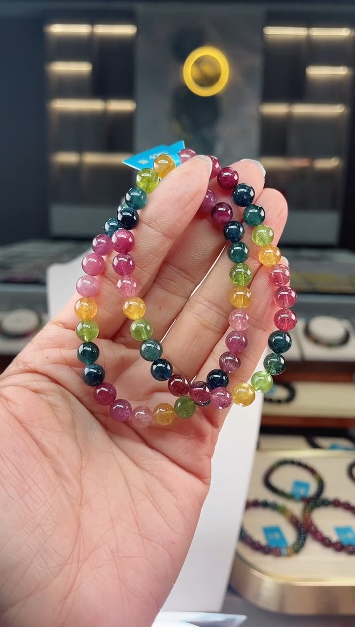 【闪购商品】碧玺单圈手串未镶嵌（多样性发一条）Q