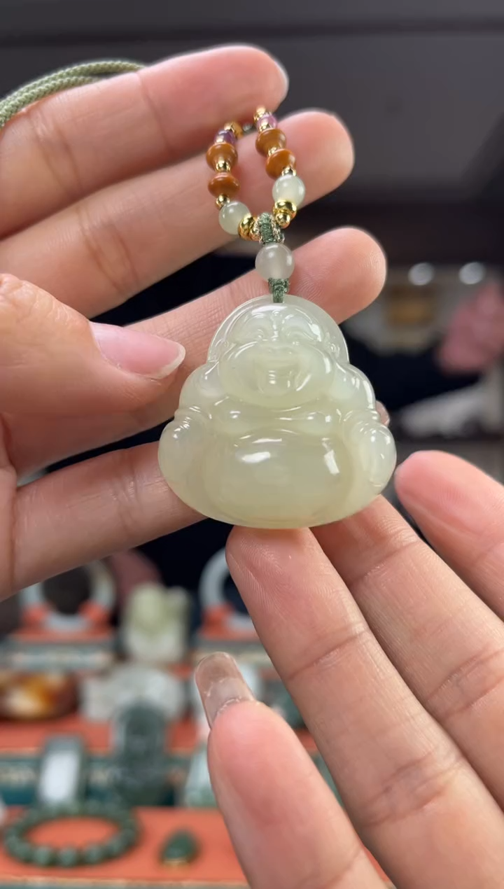 【闪购商品】和田玉颈饰未镶嵌佩佩35mm左右