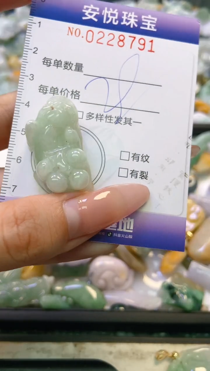 翡翠未镶嵌颈饰闪购0228791