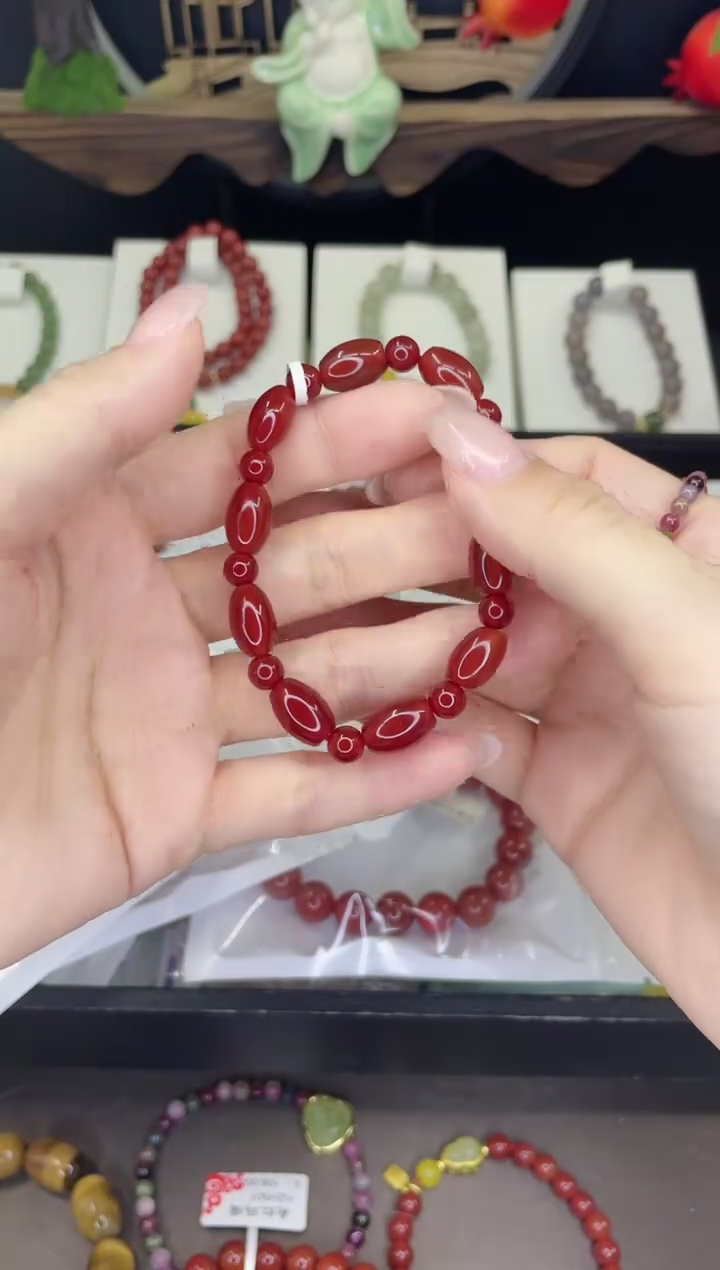 【闪购商品】玛瑙/玉髓手链合金玛瑙手链