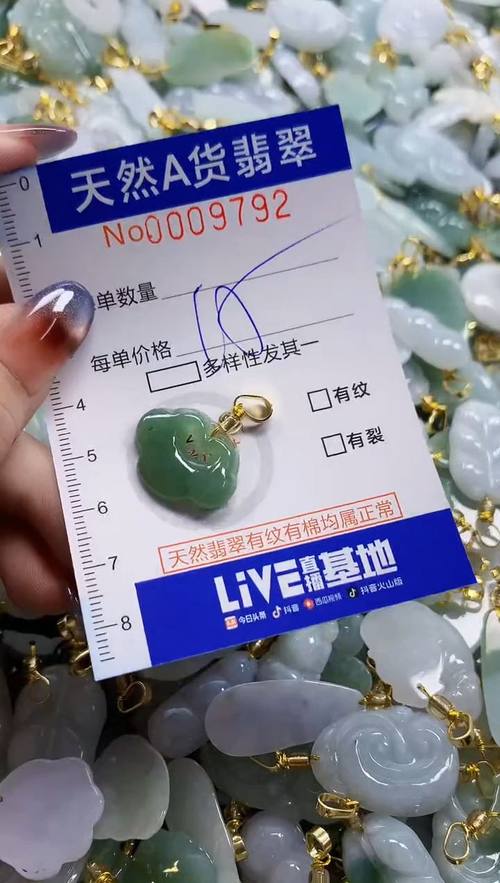 颈饰未镶嵌翡翠天然A货翡翠