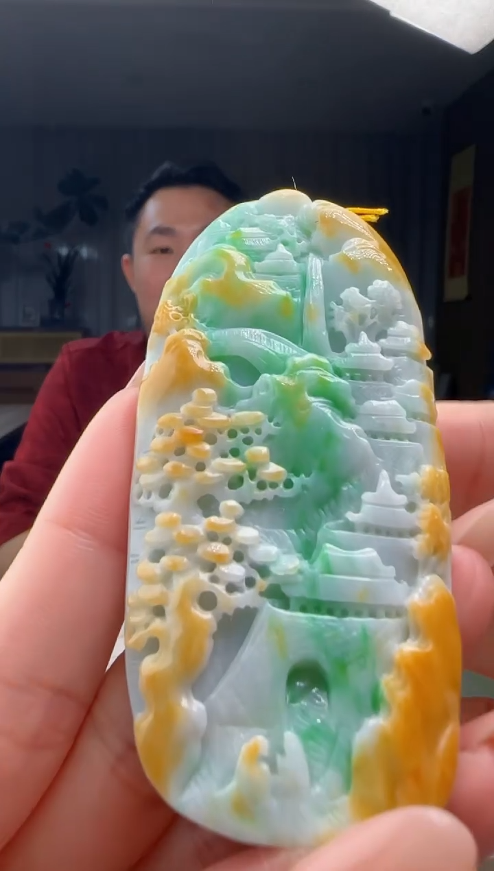 【闪购商品】翡翠吊坠(不含链)未镶嵌YJ@@960Q3J14748