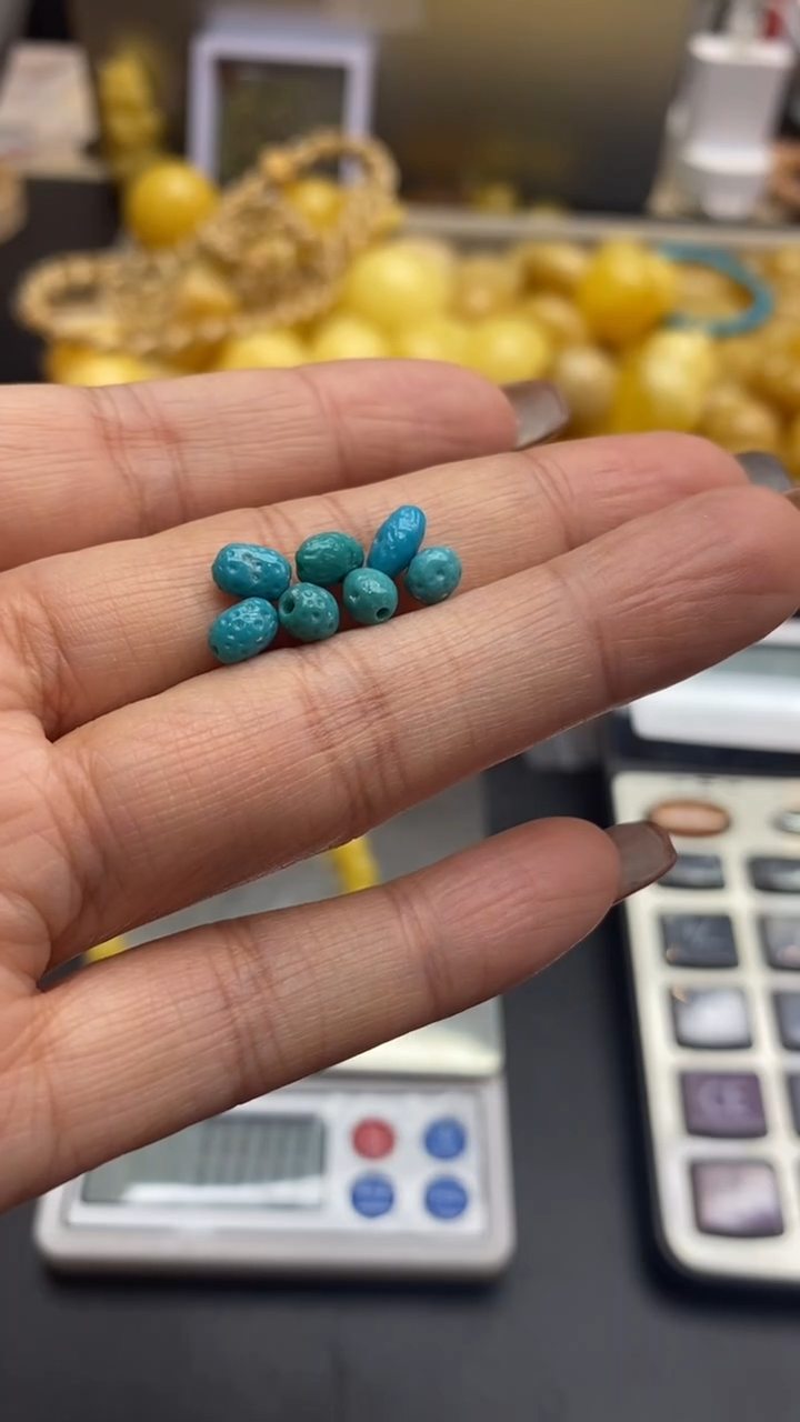 未镶嵌绿松石珠宝奇石900一单