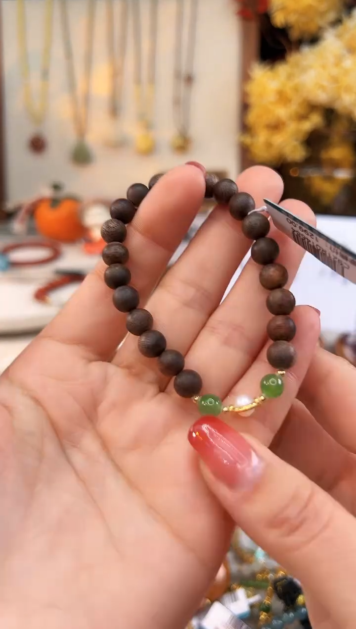 【闪购商品】和田玉手饰18K金镶嵌@@C921R014684