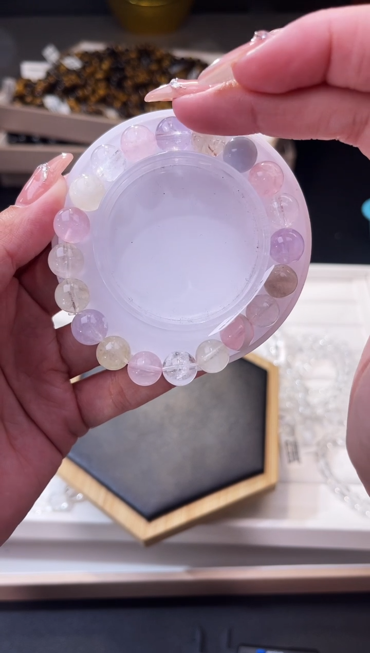 【闪购商品】水晶/未镶嵌多巴胺手串10mm