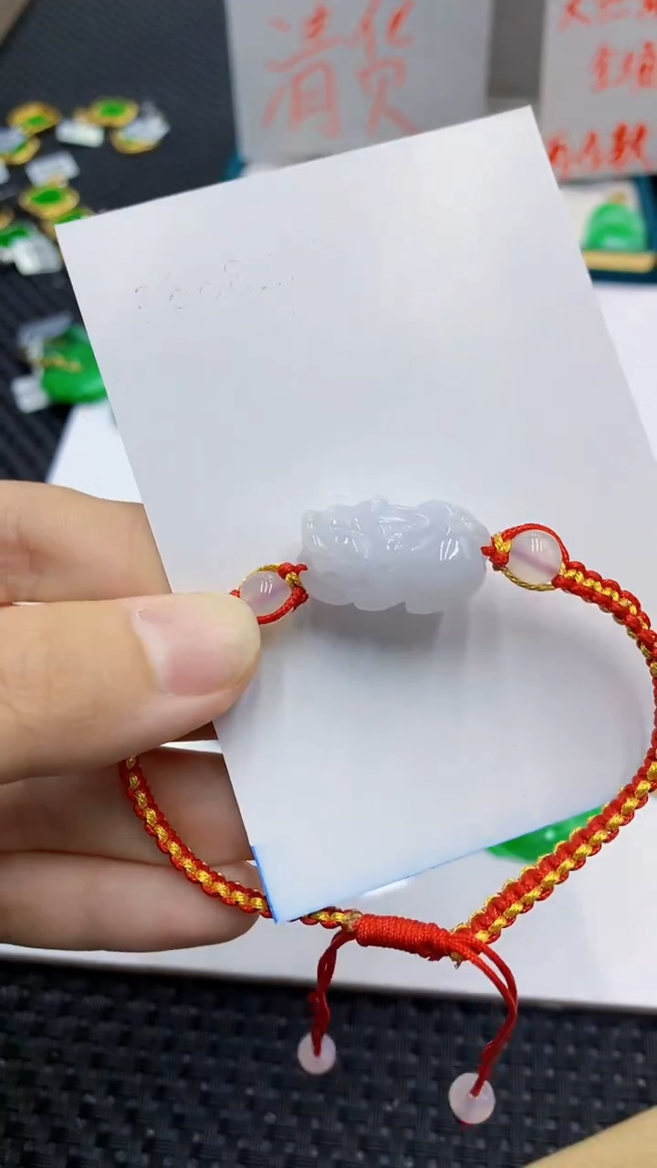 翡翠未镶嵌颈饰             1