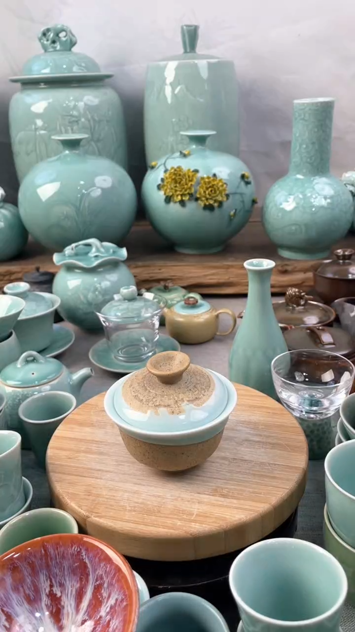 【闪购商品】特价 微瑕 慧仙青瓷