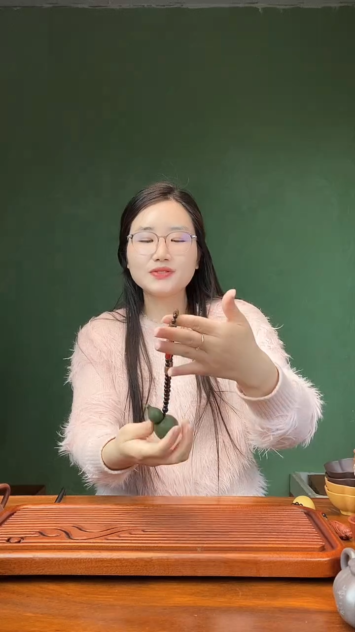 【闪购商品】紫砂茶壶绿泥葫芦把手件