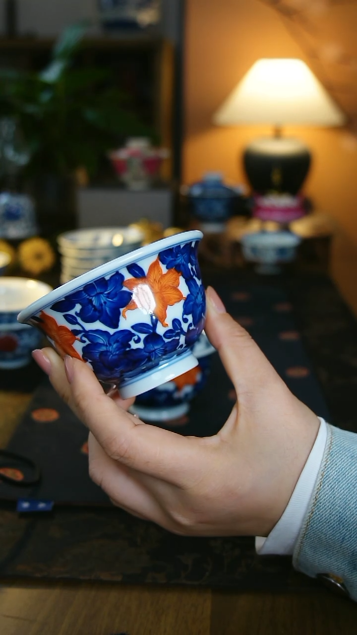 百合花压手杯11111