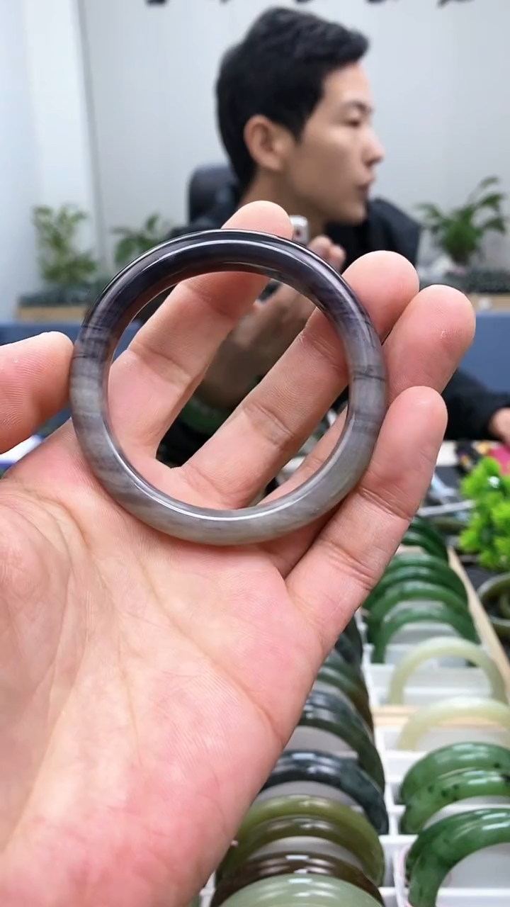 【闪购商品】和田玉手镯未镶嵌52.3