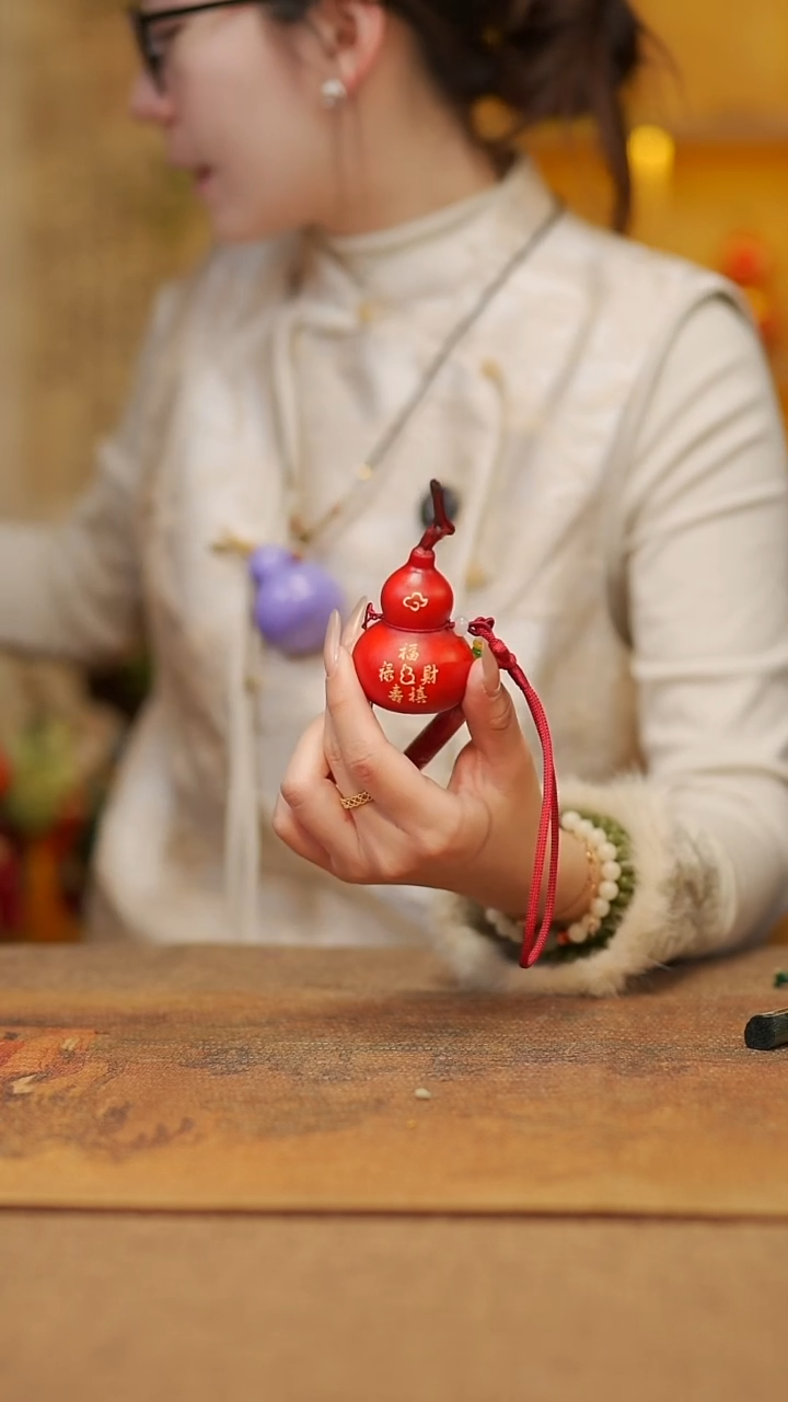 【闪购商品】22宴禾堂漆艺挂件小葫芦38