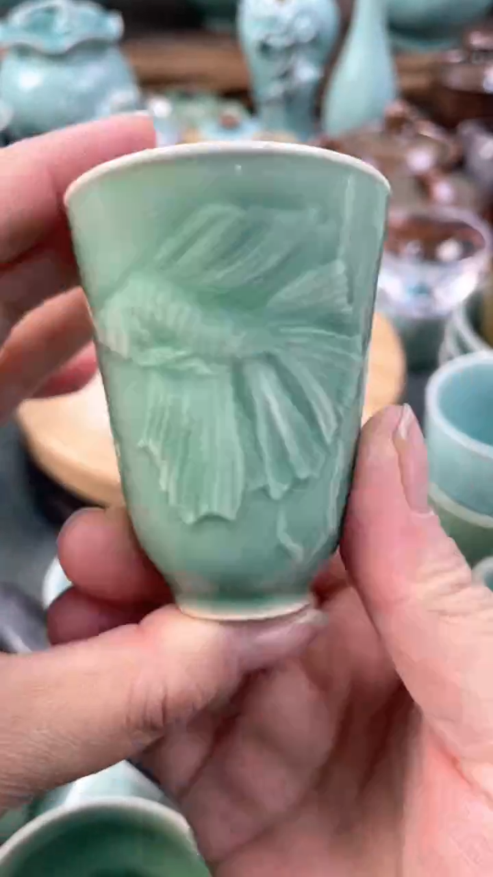 【闪购商品】特价 微瑕 慧仙青瓷