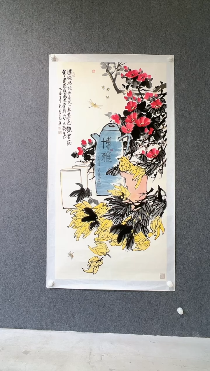 【闪购商品】绘画李克瑛-8平尺-花鸟yz