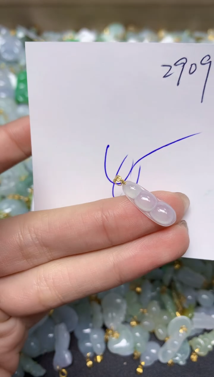 【闪购商品】翡翠颈饰18K金镶嵌 天然翡翠A货