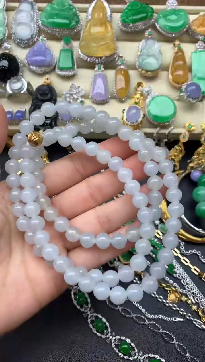 【闪购商品】翡翠手串未镶嵌64-中国好珍宝