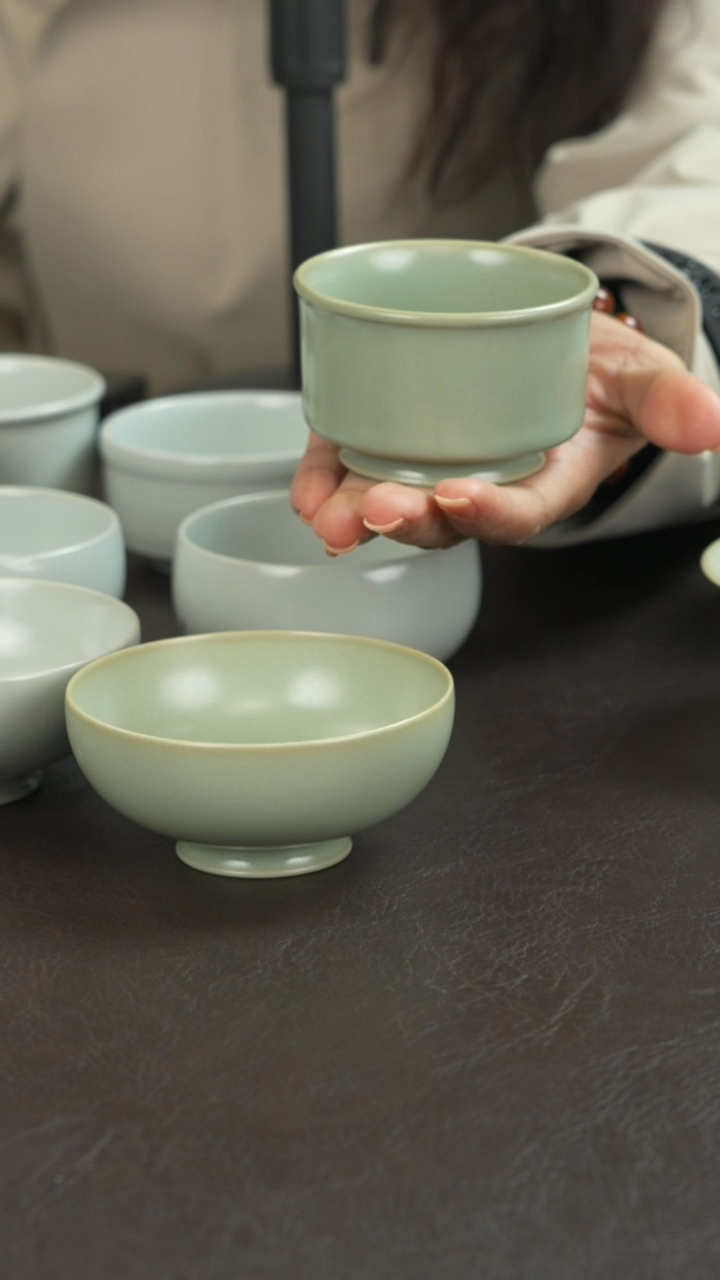 陶H*宣宝汝瓷原矿原釉手工作品微瑕