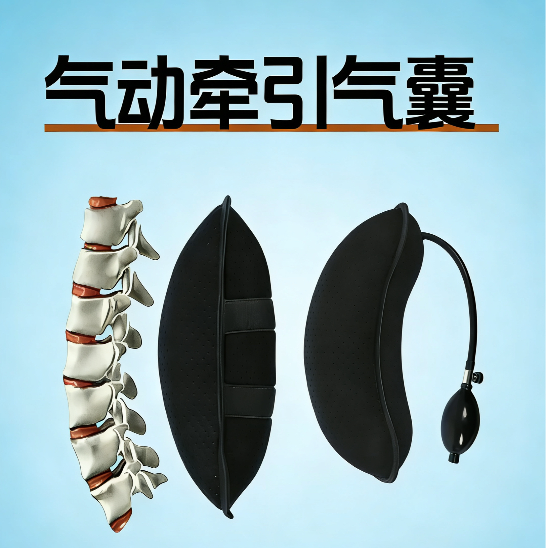 【配件】护腰带气动牵引器囊矫正