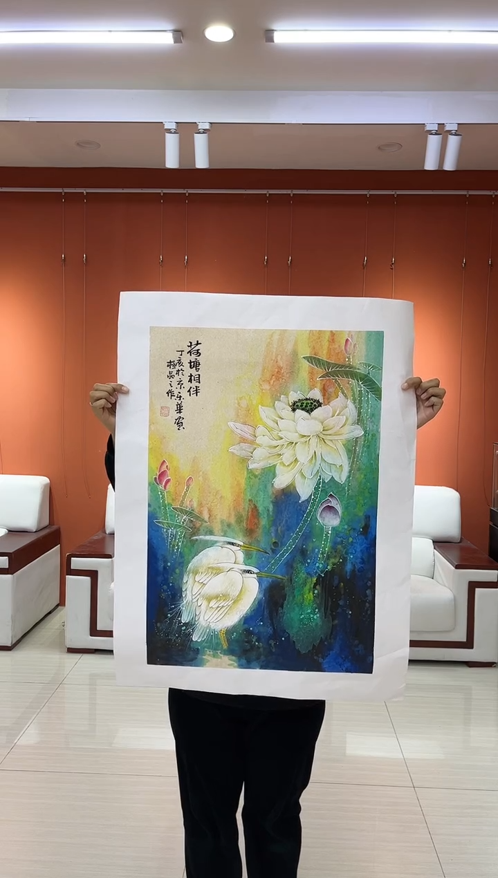 【闪购商品】国画郑乐华绘画作品19-5