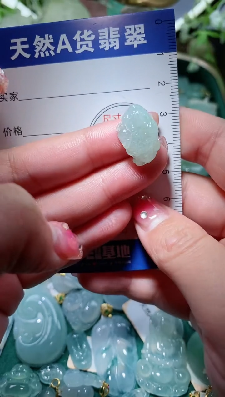 【闪购商品】翡翠颈饰未镶嵌天然A货翡翠一件