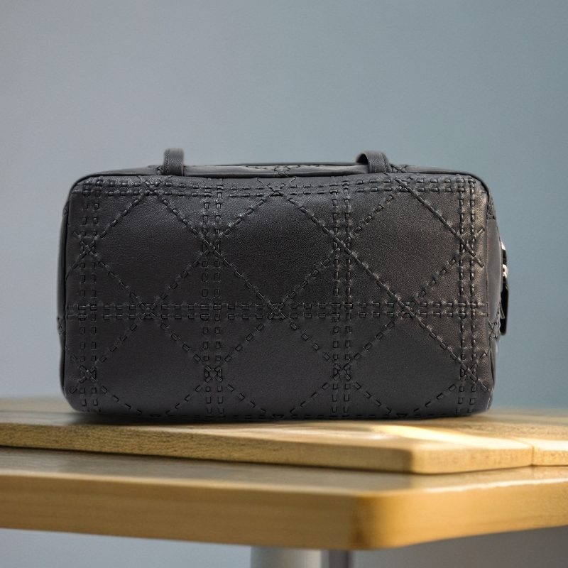 图腾编织保龄球包宝恩时尚新款百搭气质高级感单肩女包TL25847